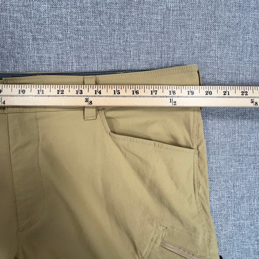Eddie Bauer Guide Pro Pants Mens 38x32 (Fits as 38x31) Tan Stretch Hiking Travel - Picture 5 of 12